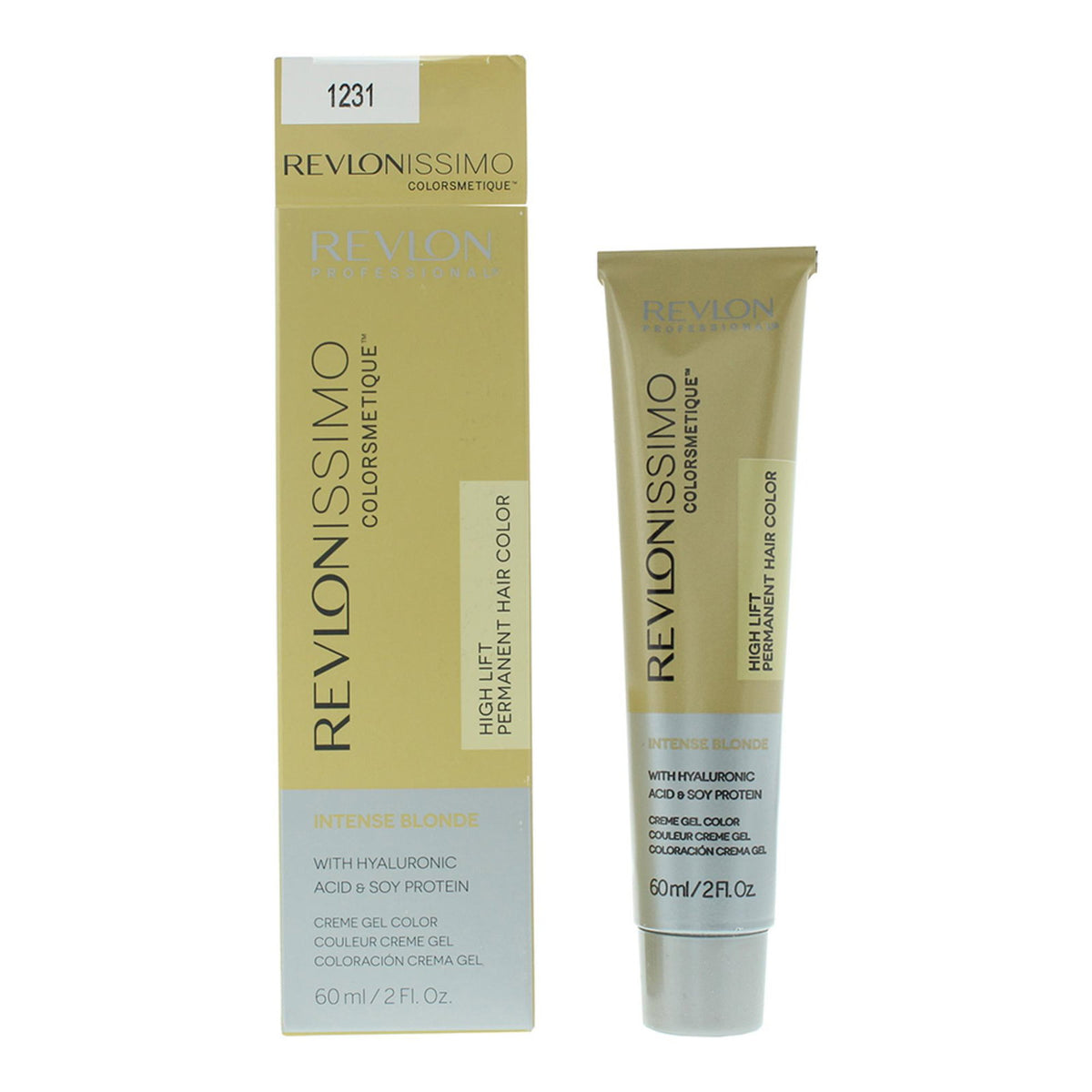 Revlon, Revlonissimo Colorsmetique, Permanent Hair Dye, 1231 Beige, 60 ml