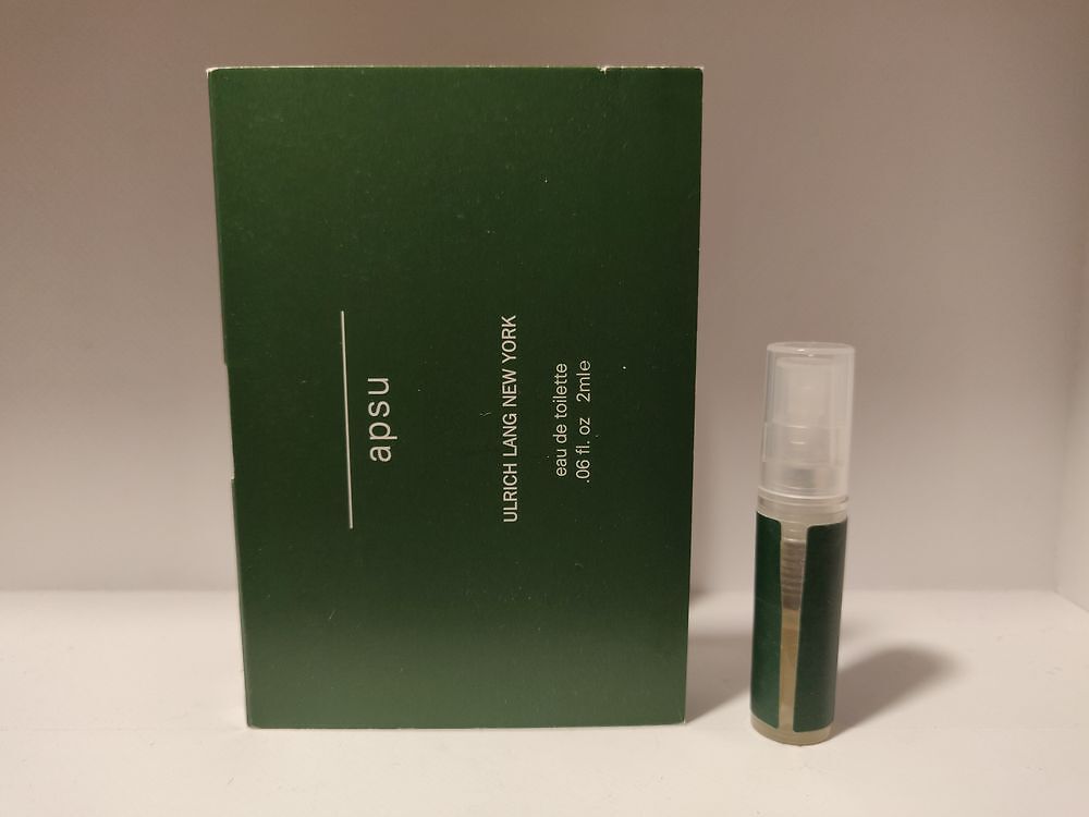 Ulrich Lang Apsu 2ml 0.06 fl. onz. muestras oficiales de perfumes