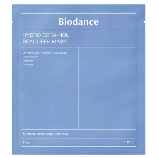 Biodance, Hydro Cera-Nol, Soothing & Moisturising, Sheet Mask, For Face, 34 g