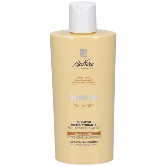 BioNike, Shine On Nutri, Post Colour Shampoo, Color Protection & Nourishing, 200 ml