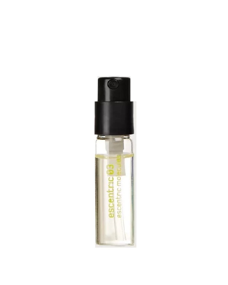 Escentric Molecules Escentric 03 official perfume sample 2ml 0.06 fl. o.z.