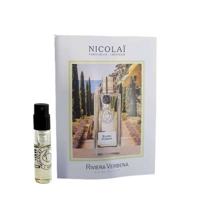 official perfume samples of Nicolai Riviera Verbena fragrance 1.8ml 0.07 oz.